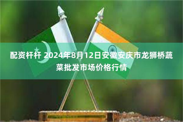 配资杆杆 2024年8月12日安徽安庆市龙狮桥蔬菜批发市场价格行情