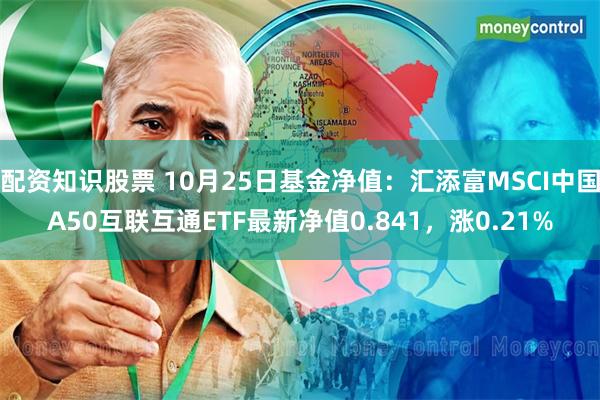 配资知识股票 10月25日基金净值：汇添富MSCI中国A50互联互通ETF最新净值0.841，涨0.21%