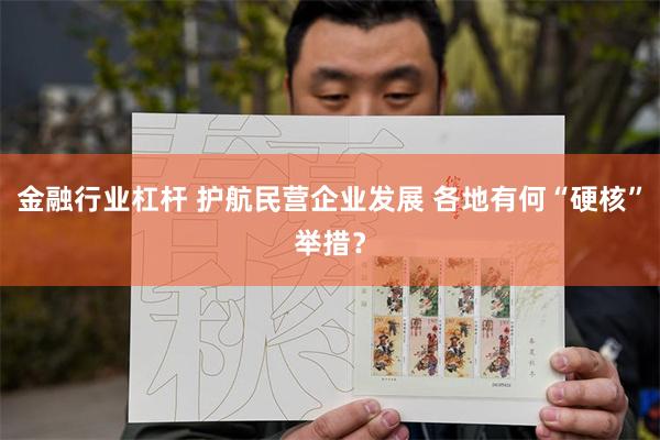 金融行业杠杆 护航民营企业发展 各地有何“硬核”举措？