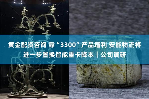 黄金配资咨询 靠“3300”产品增利 安能物流将进一步置换智能重卡降本｜公司调研